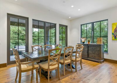 Living Stone Design+Build The Modern Farmhouse Dining Room
