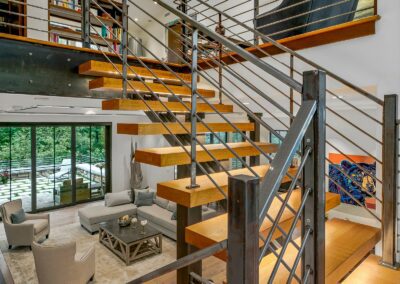 Living Stone Design+Build The Modern Farmhouse Stairs