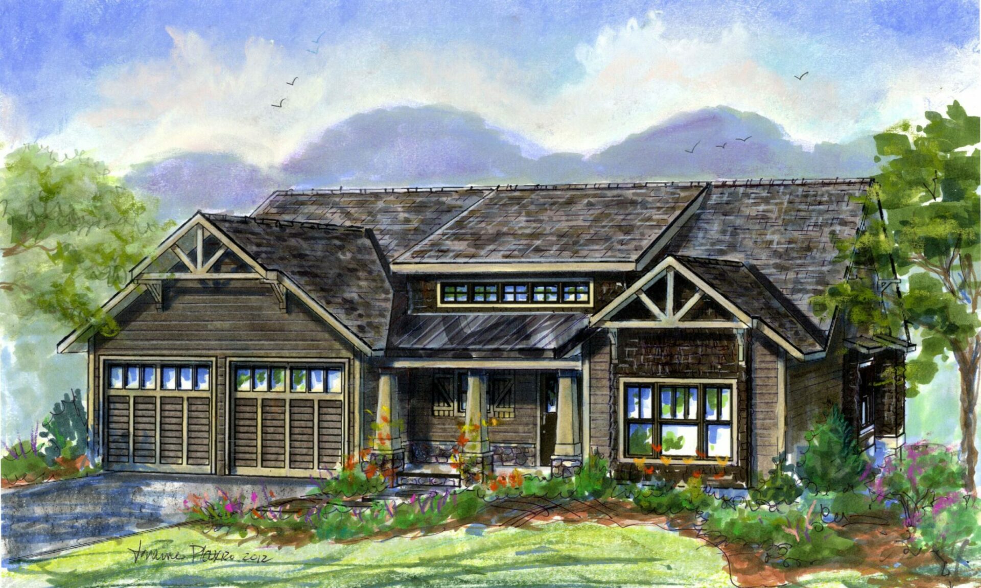 The Petite Alexandra Cottage – semi-custom plan