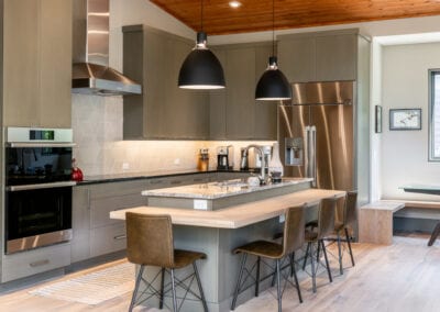 Living Stone Design+Build Contemporary Kitchen appliances