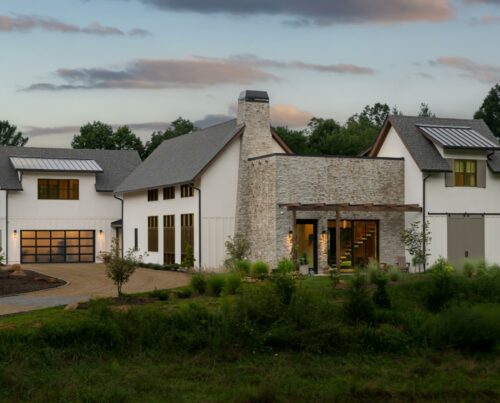 English Modern Home in Asheville with Rustic Elegance and Sustainable Design