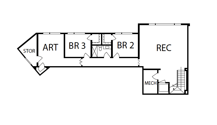 Floorplan vista modern living