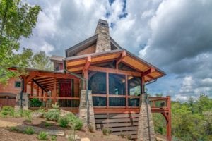 green, energy efficient mountain home