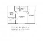 Skylar, second floor plan, Southcliff, Asheville