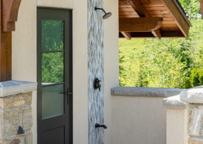 Living Stone Design+Build Shower Side Entrance